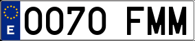 Truck License Plate